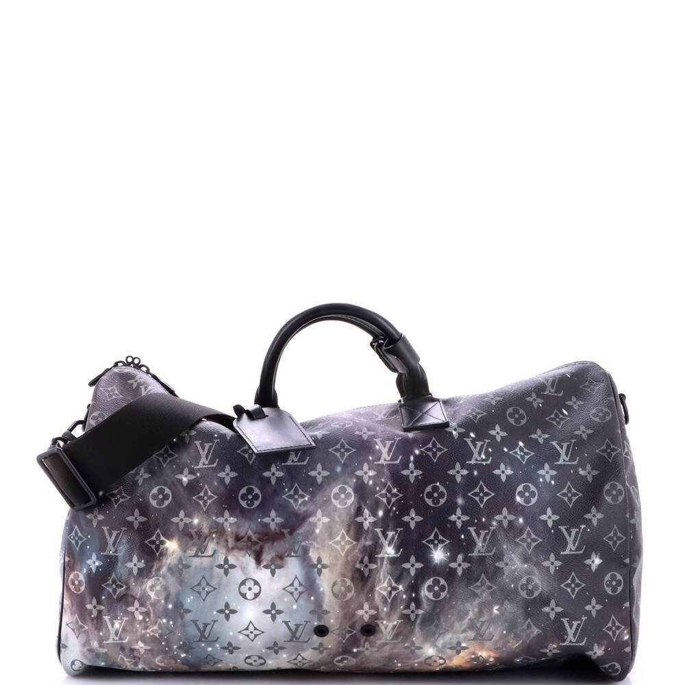 Louis Vuitton 50 Keepall Bandouliere Bag Limited Edition Monogram Galaxy Canvas